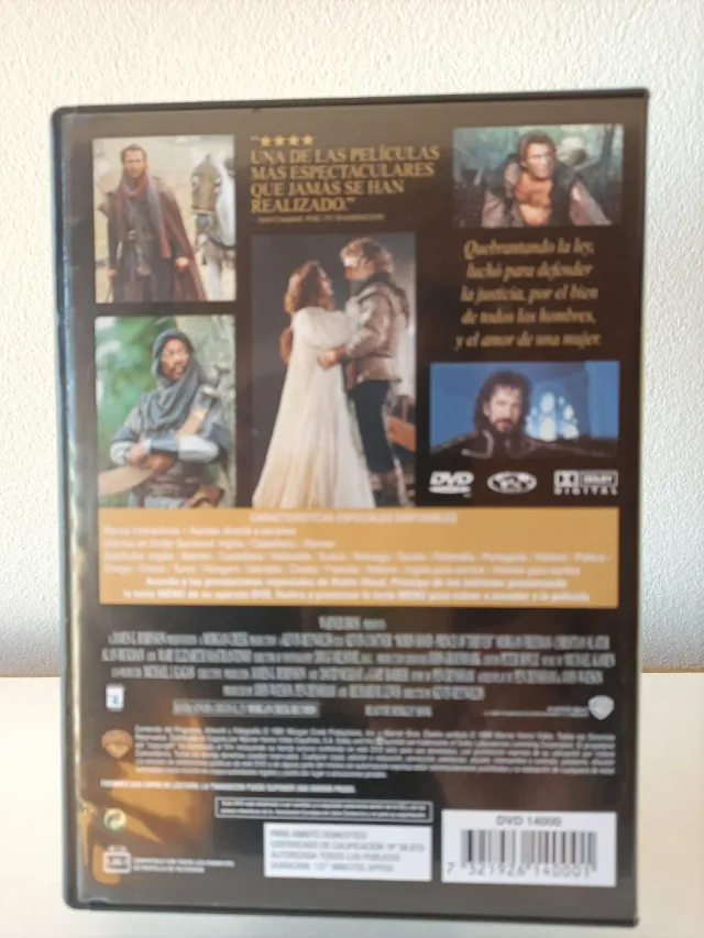 DVD Robin Hood: Príncipe de los Ladrones
