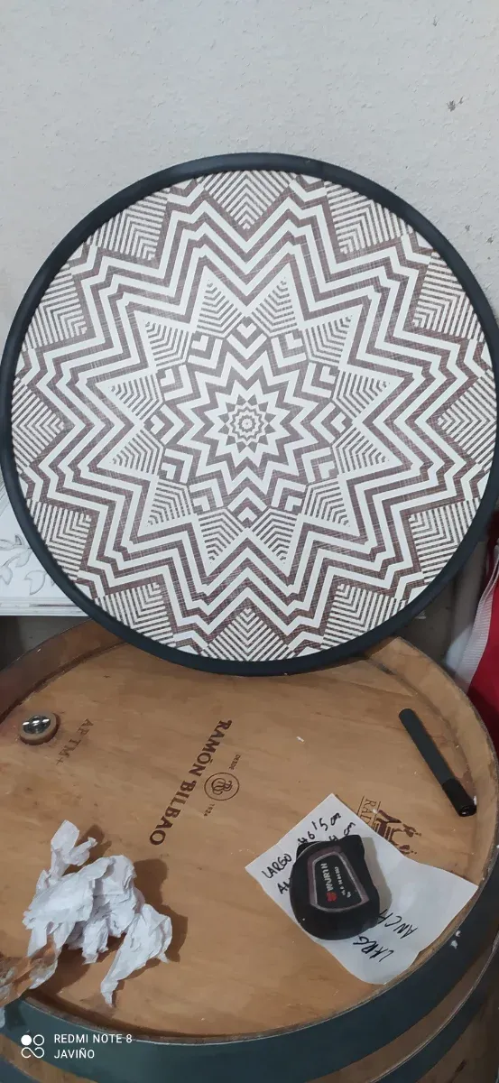 Decoración de pared redonda