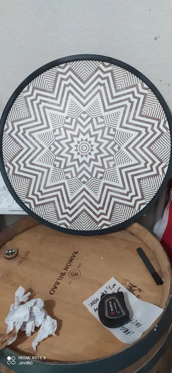 Decoración de pared redonda