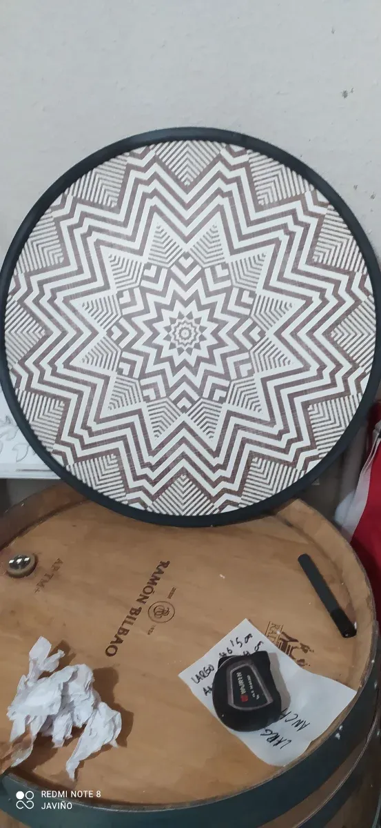 Decoración de pared redonda