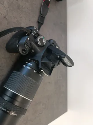 Cámara Canon EOS 1200 + 2 objetivos