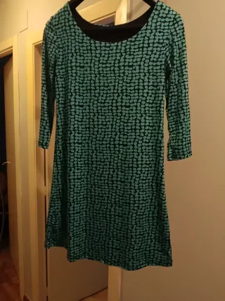 Vestido de licra con estampado