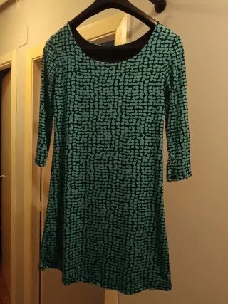 Vestido de licra con estampado