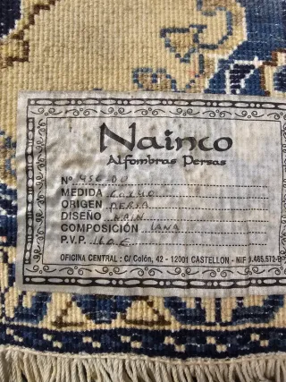 Mini alfombra persa lana 60x40cm