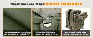 Mochila Táctica 50L Impermeable