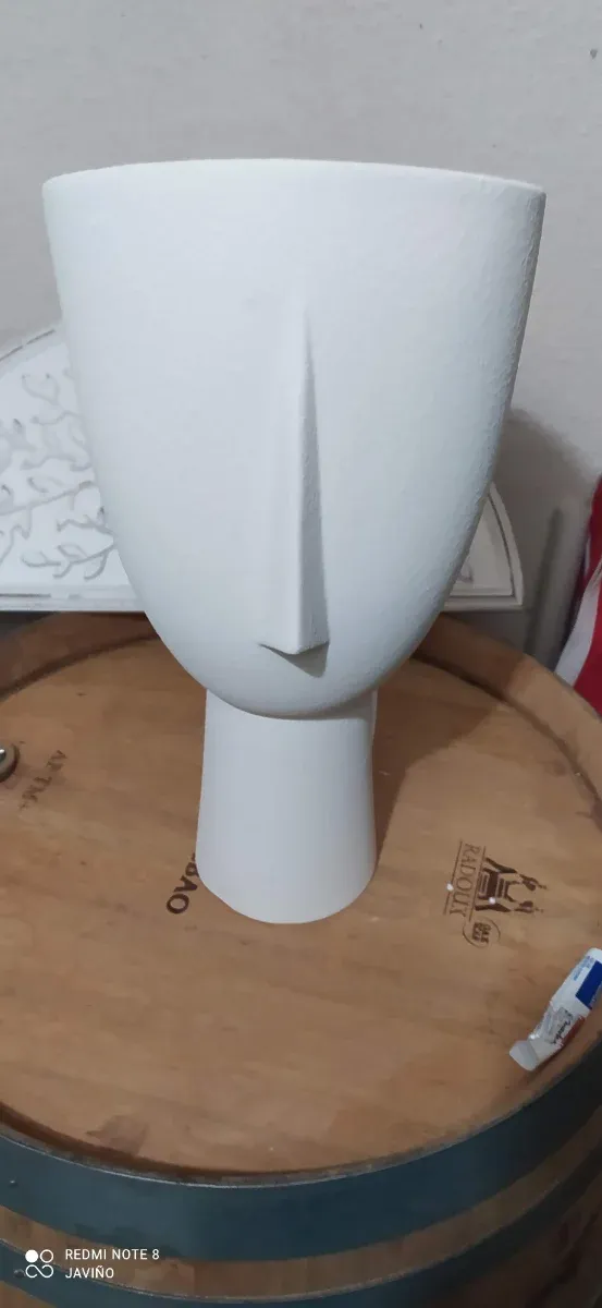 Figura Decorativa Rostro Blanco