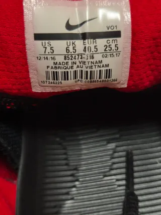 Zapatillas Nike Kobe Mamba Instinct Negras Rojas