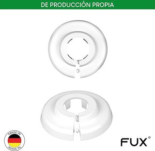 Rosetas para tuberías de calefacción (2 unidades)