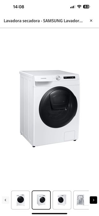 Lavadora Secadora Samsung Blanca