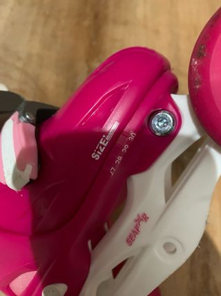 Patines rosas ajustables talla 27-30