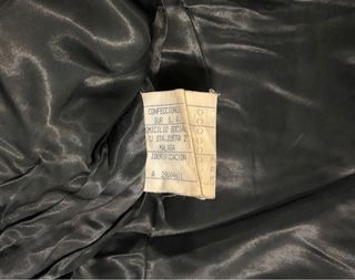 Chaqueta Cuero Vintage Negra cortefiel XL