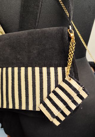 Borsetta artigianale in velluto