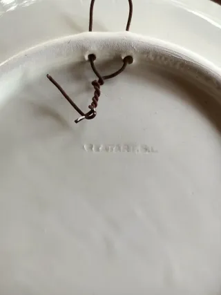 2 Piatti Decorativi in Ceramica