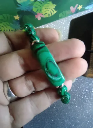 Pulsera de cuentas piedra Malaquita