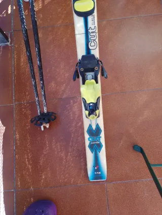 Esquís Rossignol niño con Bastones