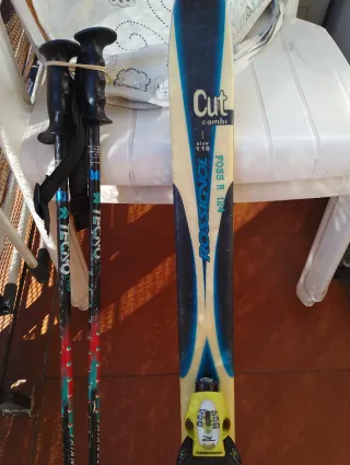 Esquís Rossignol niño con Bastones