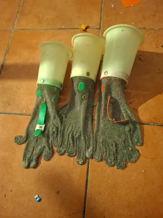 Guantes de metal profesionales para protección