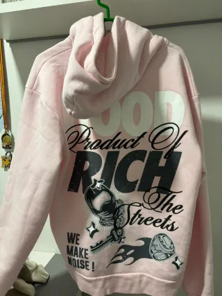 Sudadera Hoodrich Rosa. Precio negociable