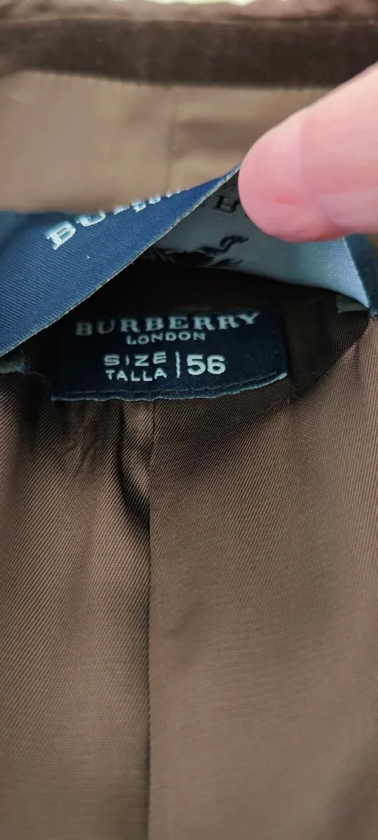 Chaqueta Burberry hombre