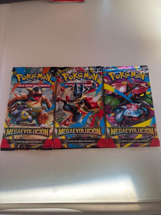 Sobres Pokémon Megaevolución (3 unidades)