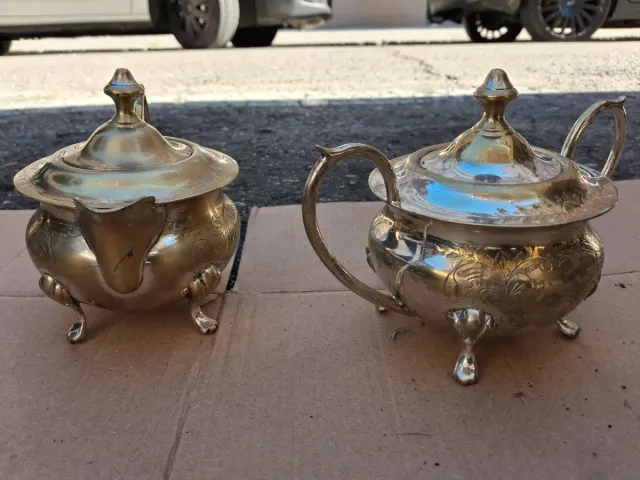 Cafetera tetera azucarero árabe