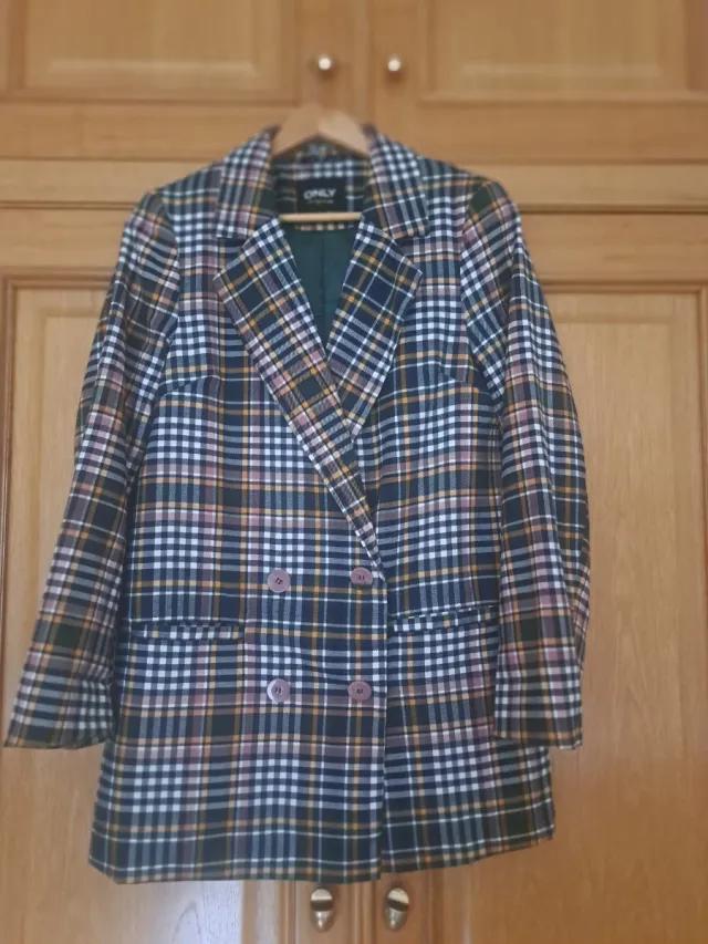 Chaqueta Blazer Cruzada ONLY Talla S Oversize