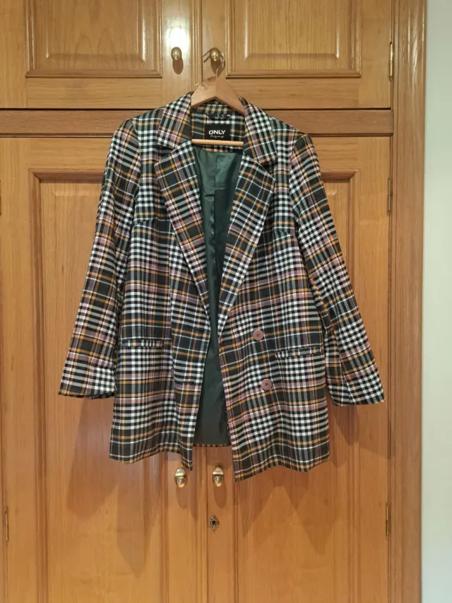 Chaqueta Blazer Cruzada ONLY Talla S Oversize