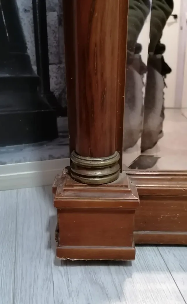 Espejo clásico madera y cristal