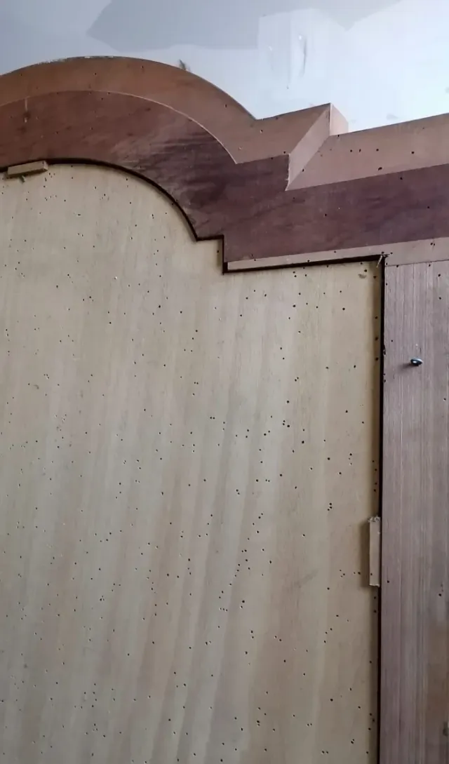 Espejo clásico madera y cristal