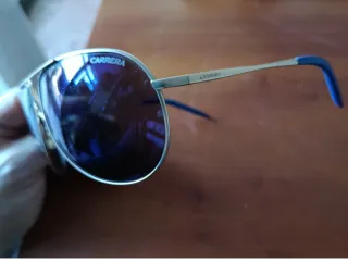 Gafas de sol Carrera originales doradas y azules