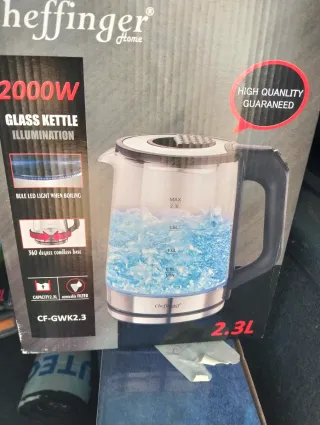 Hervidor de agua Heffinger 2000W 2.3L