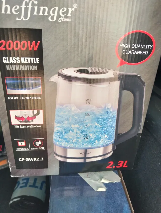 Hervidor de agua Heffinger 2000W 2.3L