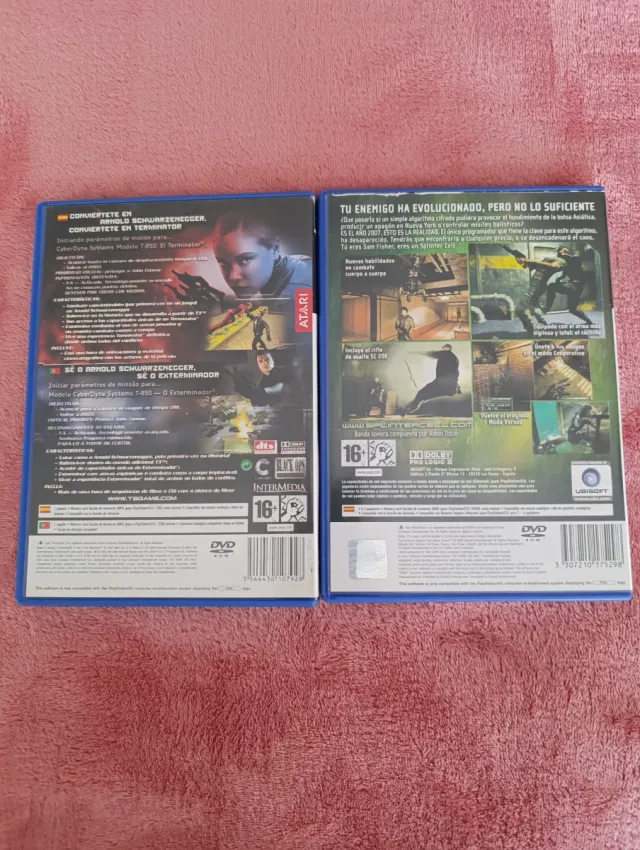 PS2: Terminator 3 y Splinter Cell Chaos Theory