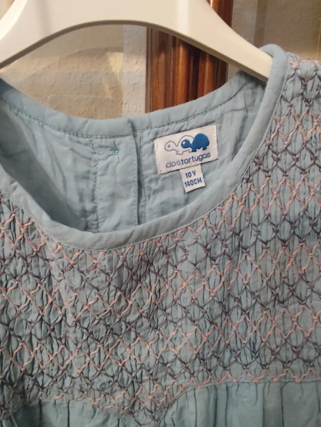 Vestido niña 10 años azul
