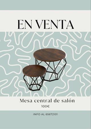 Tavoli da salotto rotondi (2 unità)