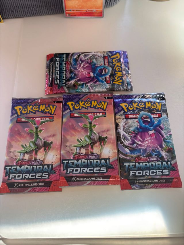 Sobres Pokémon Scarlet & Violet Temporal Forces X4