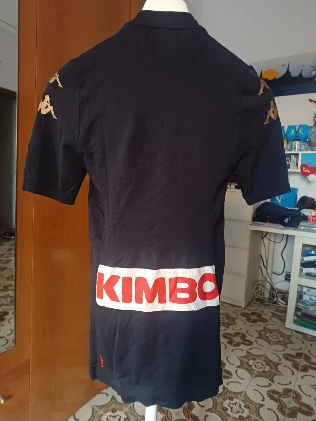 Maglia Napoli Champions League Nera Tg. L-XL