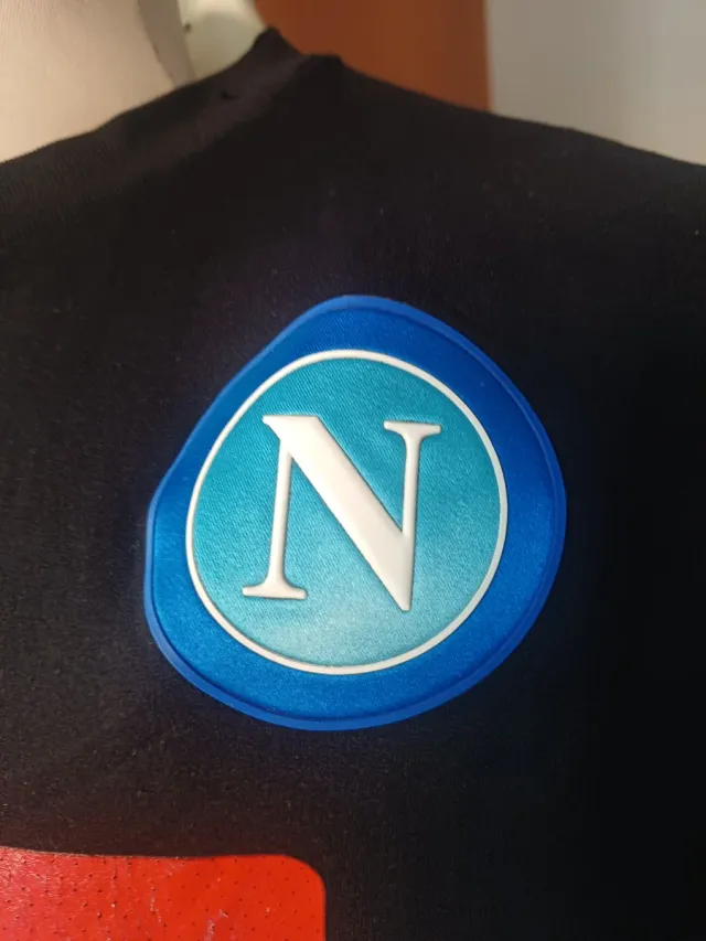 Maglia Napoli Champions League Nera Tg. L-XL