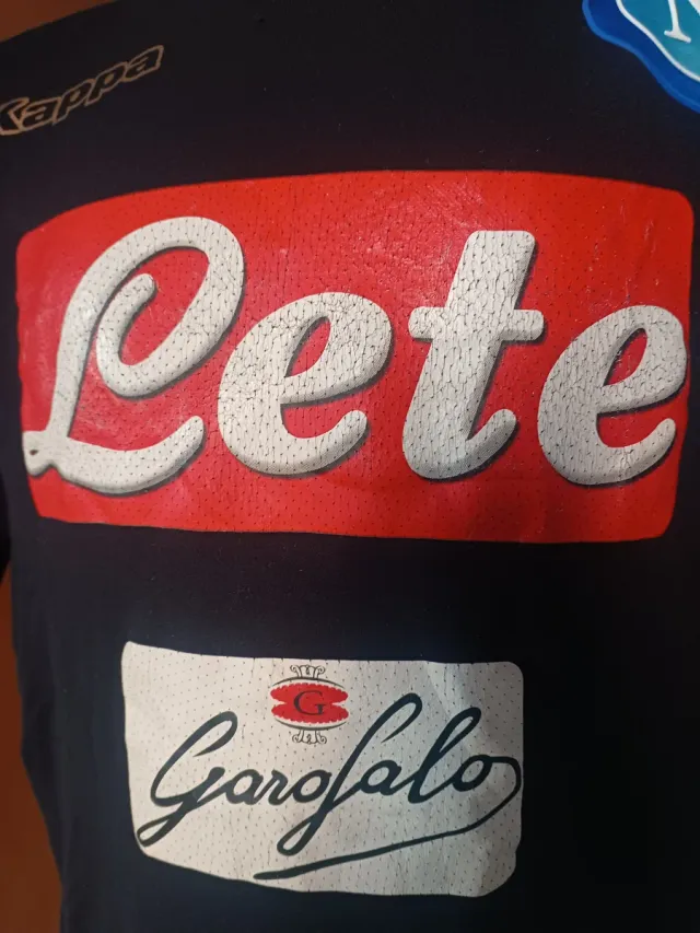 Maglia Napoli Champions League Nera Tg. L-XL