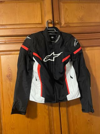 Chaqueta Moto Alpinestars Negra/Roja/Blanca