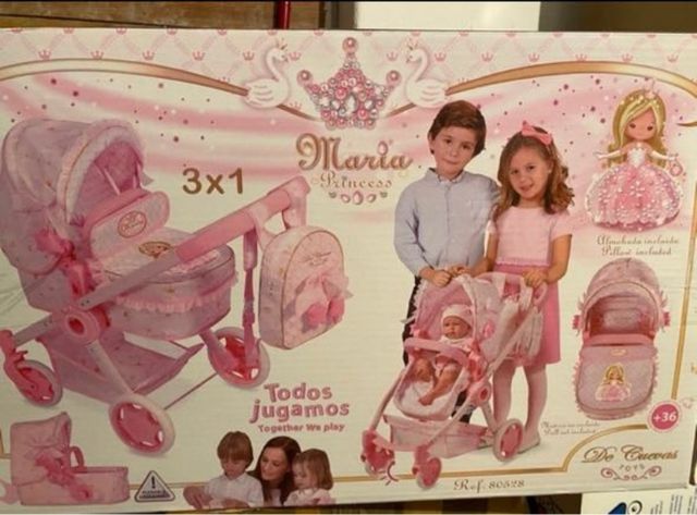 Cochecito de muñecas 3x1 Maria Princess