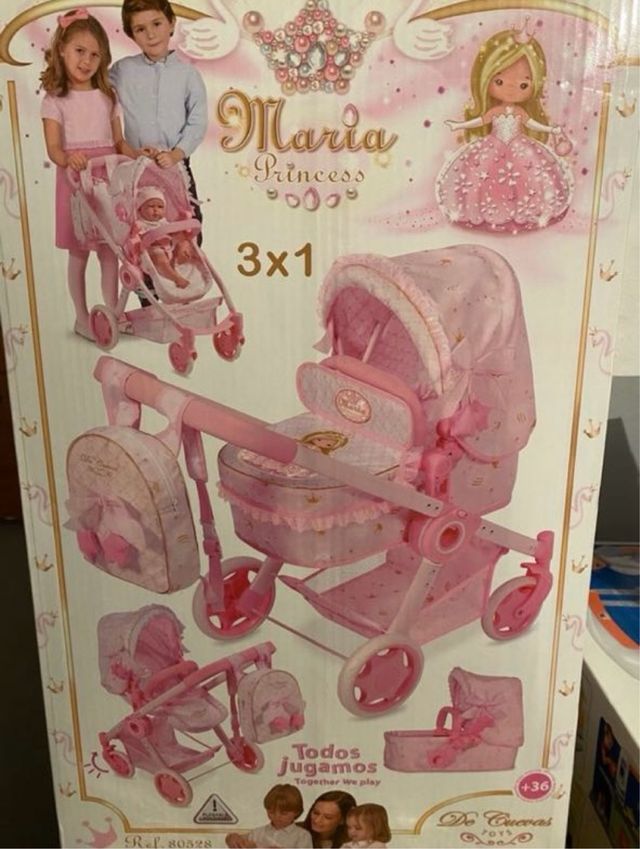 Cochecito de muñecas 3x1 Maria Princess