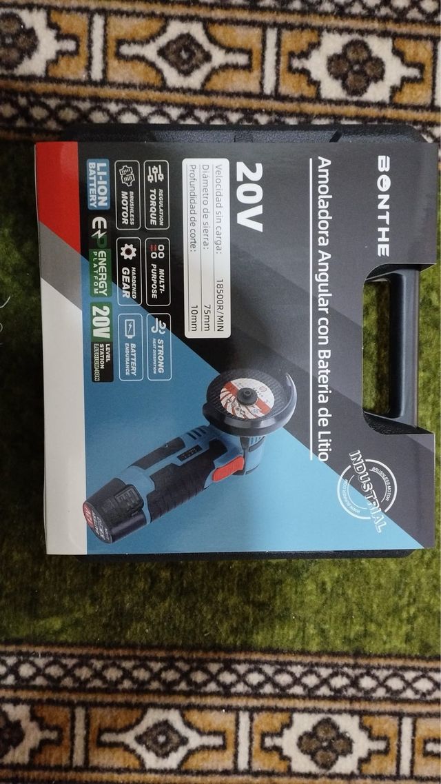 Amoladora Angular Bonthe 20V Litio