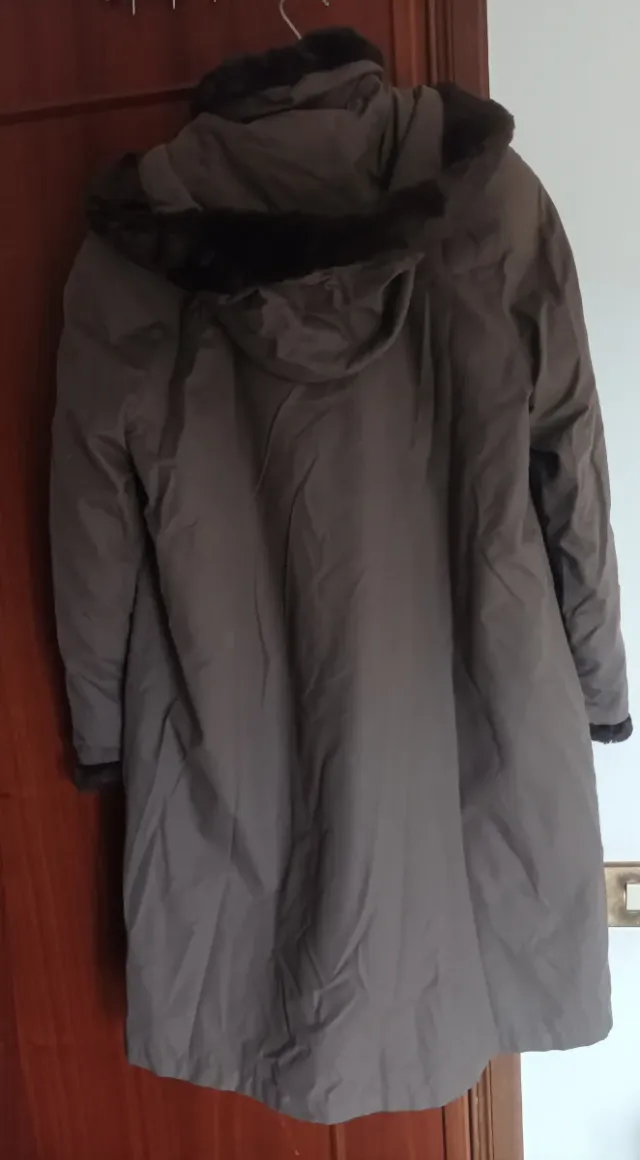 Cappotto donna Top Line con pelliccia