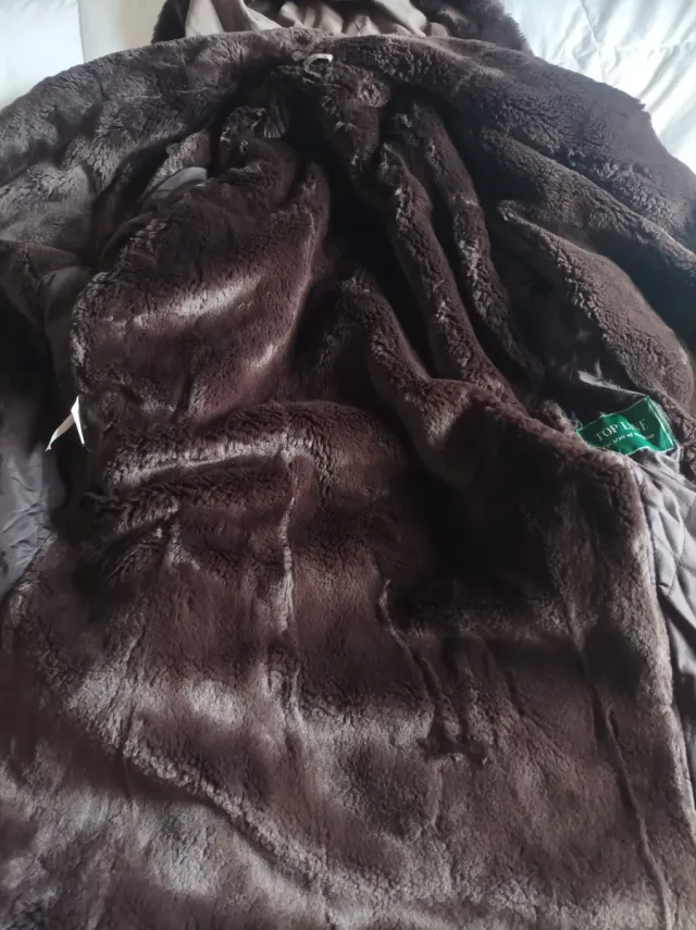 Cappotto donna Top Line con pelliccia