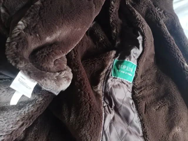 Cappotto donna Top Line con pelliccia