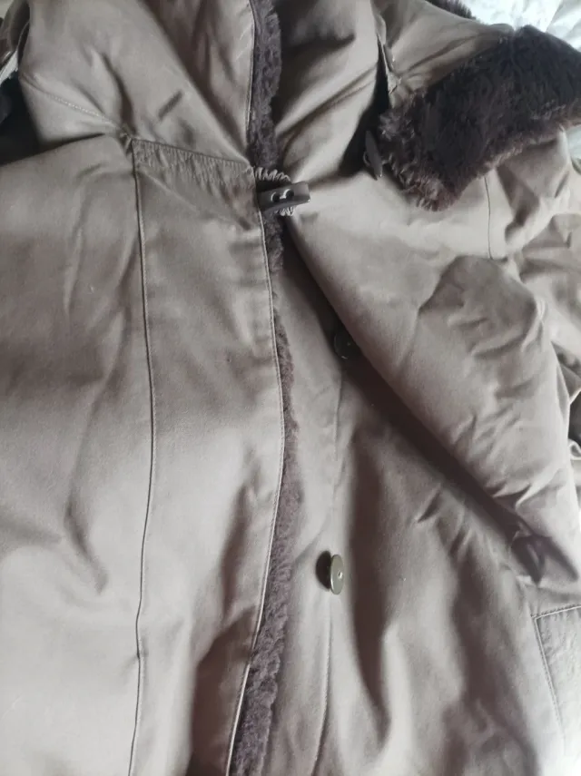 Cappotto donna Top Line con pelliccia