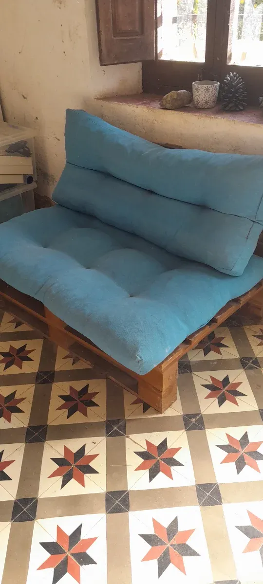Sofá de palet interior