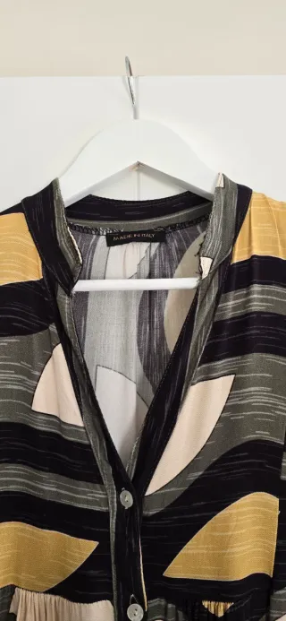 Vestido corto vuelo estampado