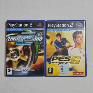 2 Giochi PS2: Need for Speed & PES 6